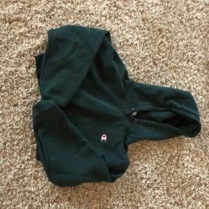 Cropped champion sweatshirt with hoodie